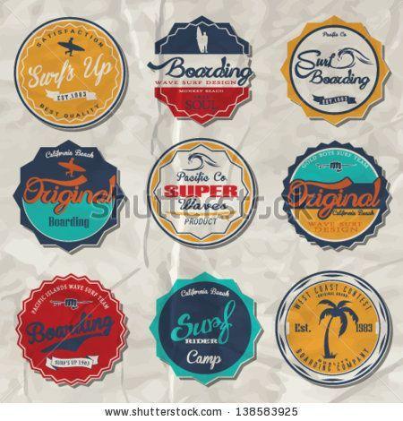 Old Surf Logo - 64 best 貼紙 images on Pinterest | Typography, Fashion vintage and ...