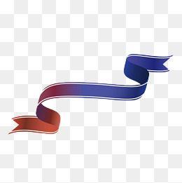Red and Blue Ribbon Logo - Olympic Ribbon Png, Vectors, PSD, and Clipart for Free Download