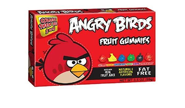 Red Box with White Bird Logo - Amazon.com : Angry Birds Gummies Red Box 3.5 oz (99g) : Gummy Candy