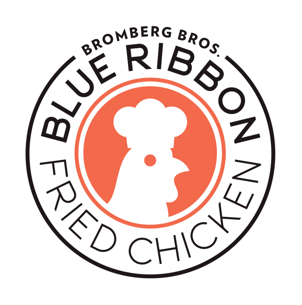 Red and Blue Ribbon Logo - Blue Ribbon Fried Chicken