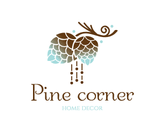 Pine Cone Logo - Pine cone Corner Designed