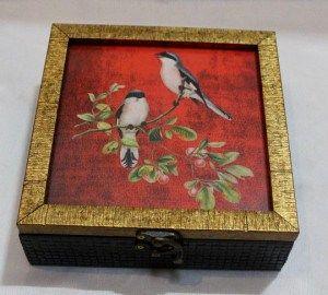Red Box with White Bird Logo - Boxes - Box -white birds | Love This Stuff
