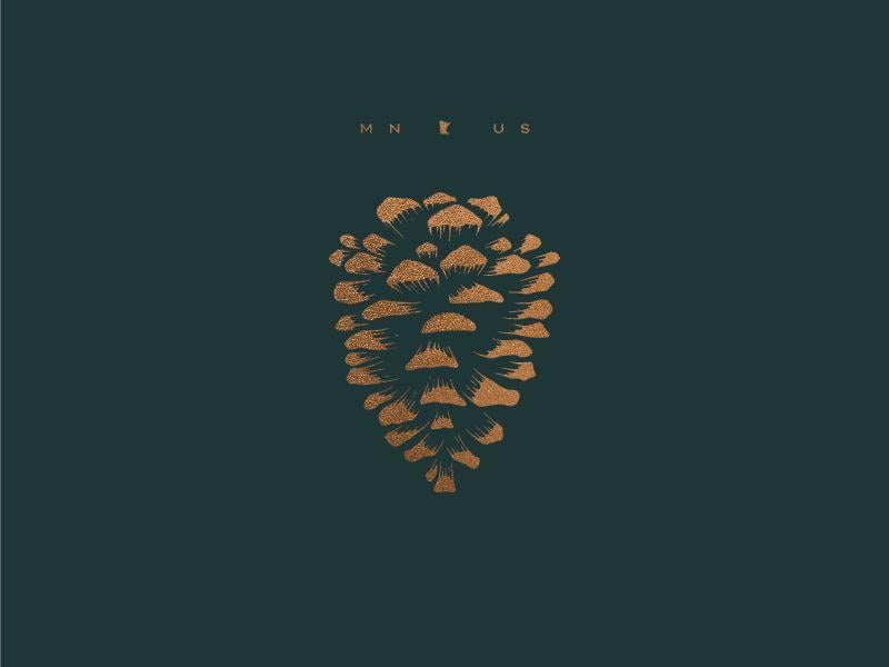 Pine Cone Logo - National Parks Pinecone by Cody Petts | Dribbble | Dribbble