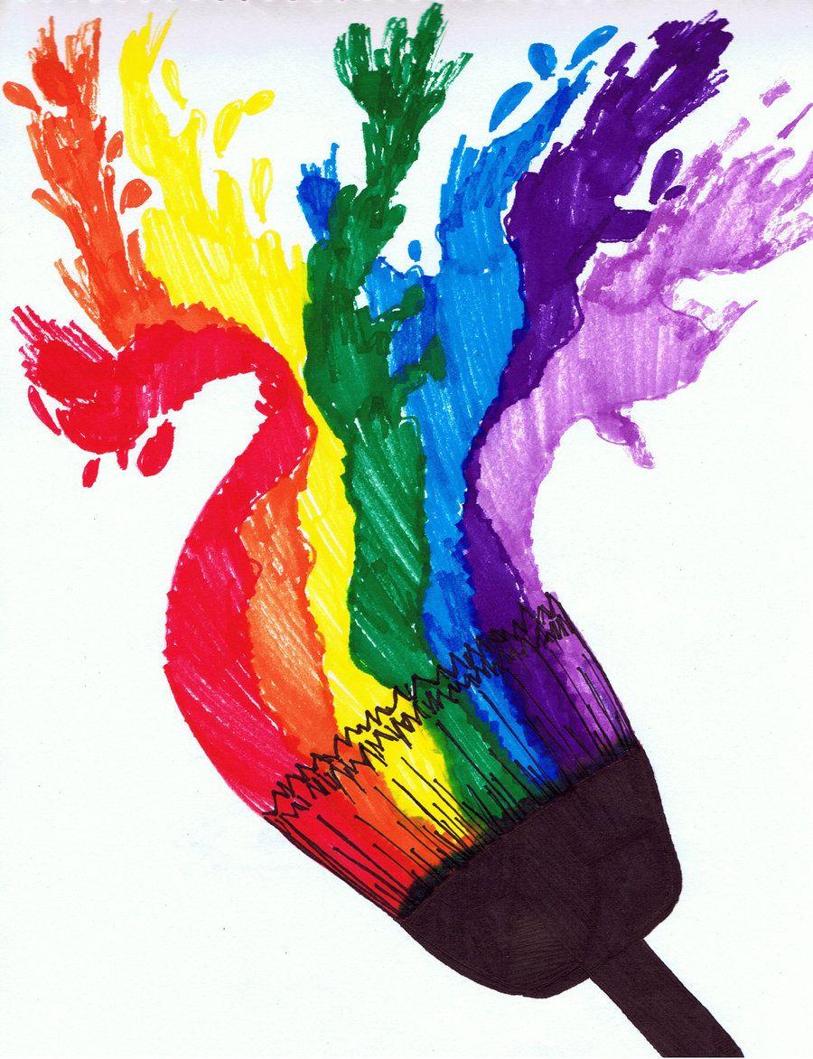 Rainbow Splash Logo - Picture of Color Splash Rainbow