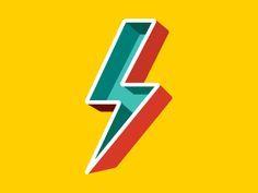Lightning Bolt Logo - Best lightning bolts image. Typographic logo, Typography logo
