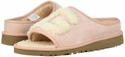 New UGG Logo - NEW UGG AUSTRALIA Sz7US SLIDE SHEEPSKIN WITH UGG LOGO SLIP ON ...