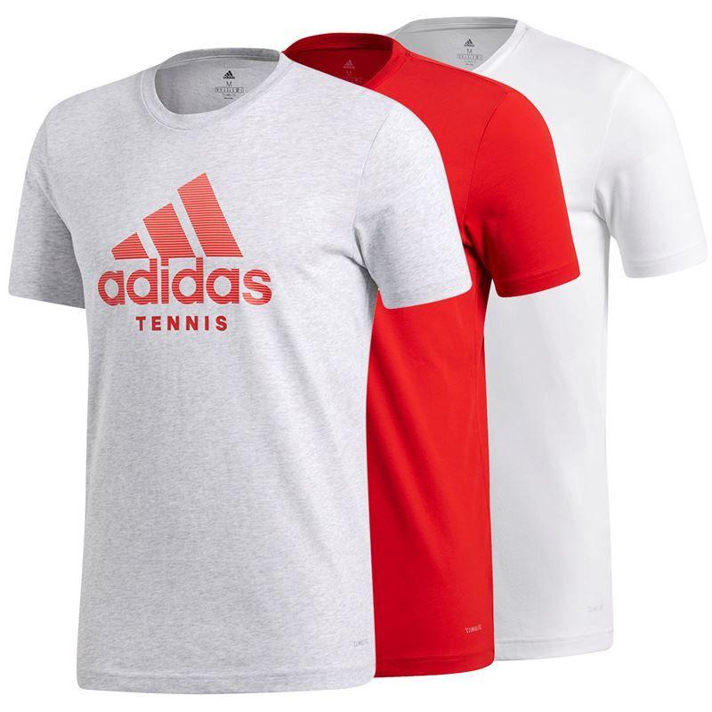 Tennis Apparel Logo - adidas Tee, q318_mlogotee | Men's Tennis Apparel