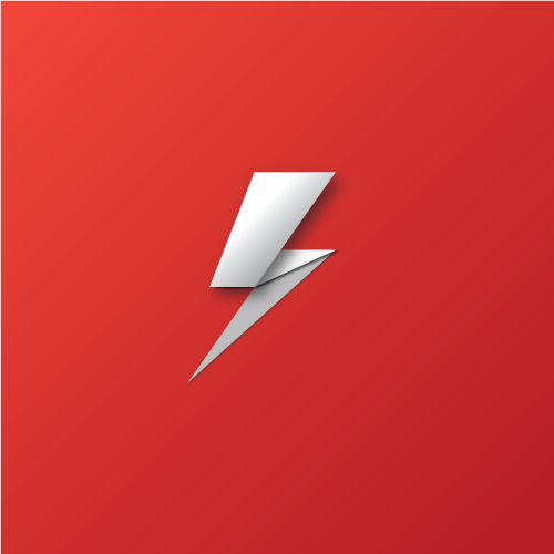 Lightning Bolt Logo - Lightning Bolt Logo - Material Design on Behance