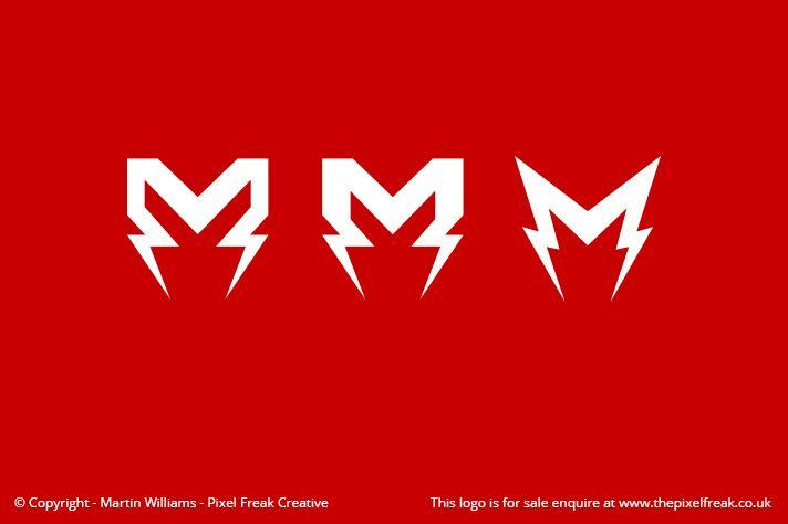 Lightning Bolt Logo - M Lightning Bolt Logo *For Sale* – Logo Design | Graphic Designer ...