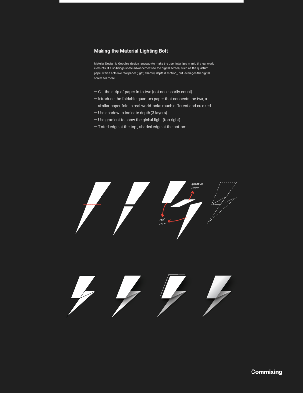 Lightning Bolt Logo - Lightning Bolt Logo - Material Design on Behance