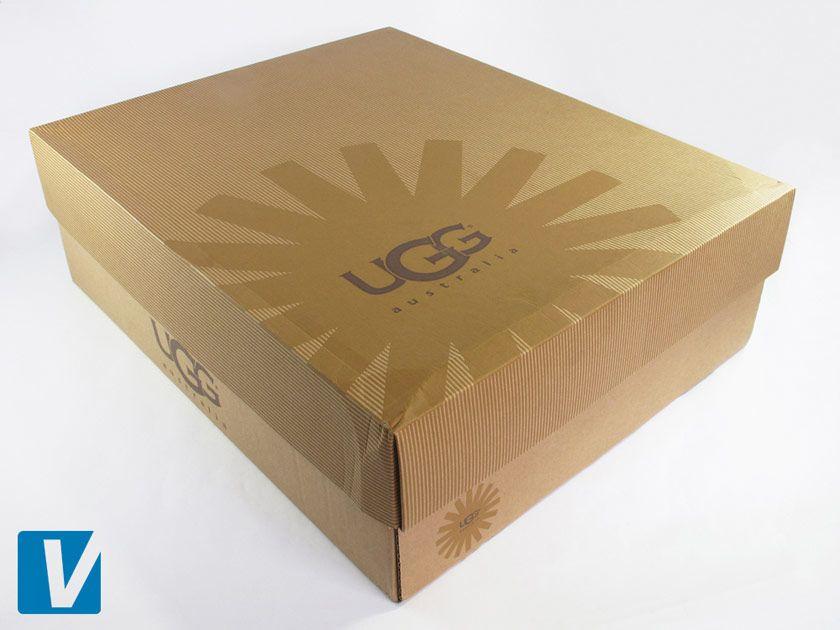 New UGG Logo - New UGG boots are packaged in a sturdy, brown, 2 piece box featuring