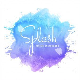 Rainbow Splash Logo - Watercolor Splash Vectors, Photo and PSD files