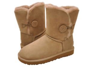 New UGG Logo - UGG Australia Bailey Button II Fawn Boot Women's sizes 5-11 NEW ...