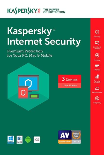 Kaspersky 2018 Logo - Kaspersky Internet Security 2018 for 3 Devices 1 Year | eBay
