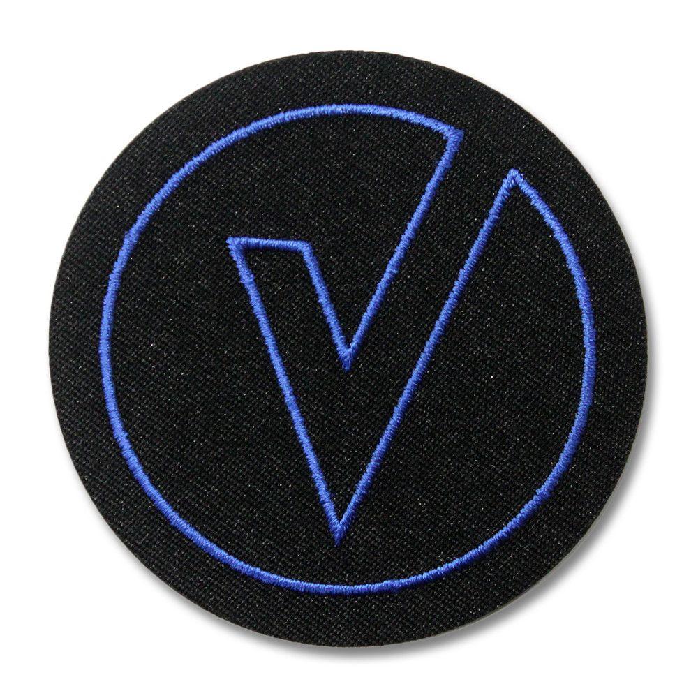 Blue and Yellow V Logo - Official The Vamps Embroidered V Logo Patch | The Vamps