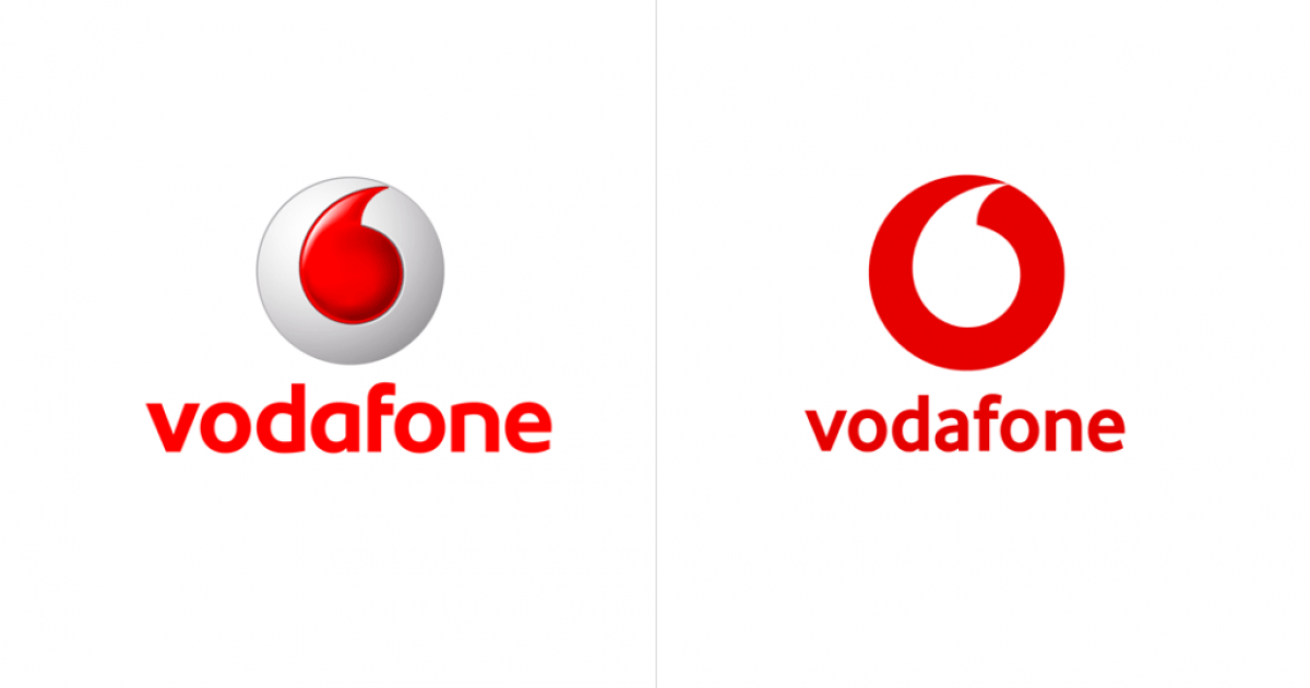 Company with Red Apostrophe Logo - Vodafone Launches New Visual Brand Identity