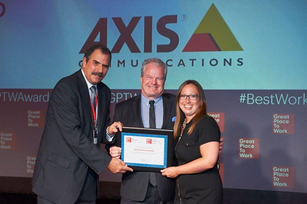 Axis Communications Logo - Axis Canada awarded 2018 Best... - Axis Communications Office Photo ...