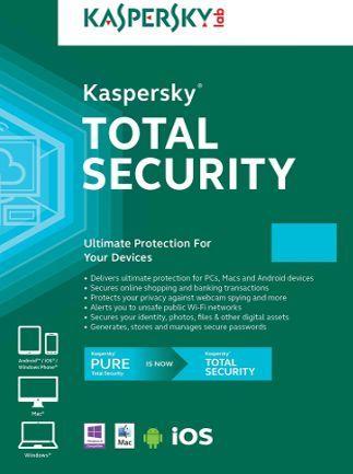 Kaspersky 2018 Logo - Kaspersky Total Security 5 Devices 1 Year Kaspersky Key EUROPE