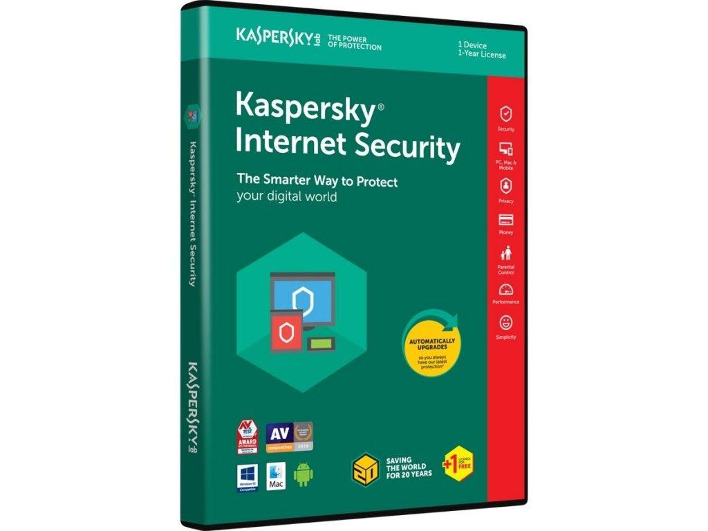 Kaspersky 2018 Logo - Kaspersky Internet Security 2018, 2 Users Software Package - Wootware