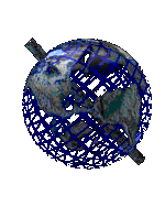Gray and White Globe Logo - Animated GIF Images - Globes