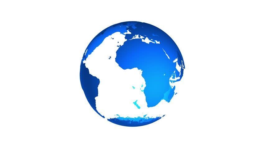 Spinning Globe Logo - Animation of Spinning Globe of Stock Footage Video 100% Royalty