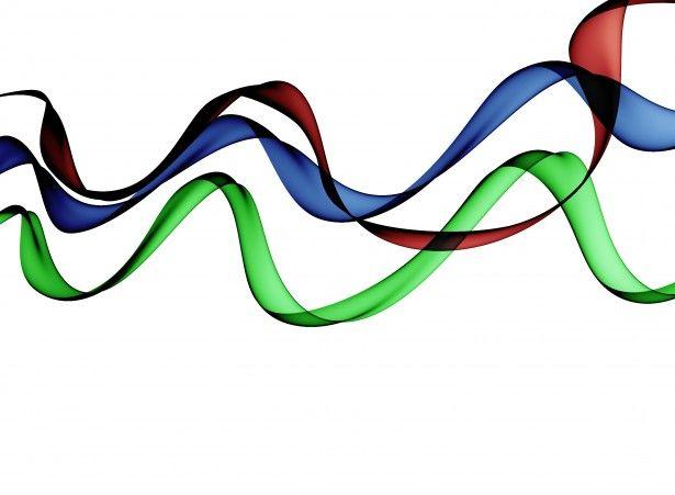 Red and Blue Ribbon Logo - Red, Green & Blue Ribbon Twirls Free Domain