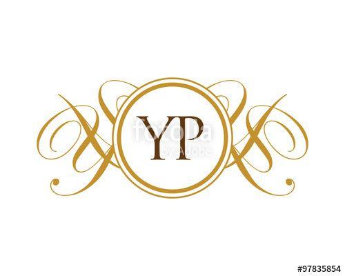 YP Logo - YP Luxury Ornament initial Logo