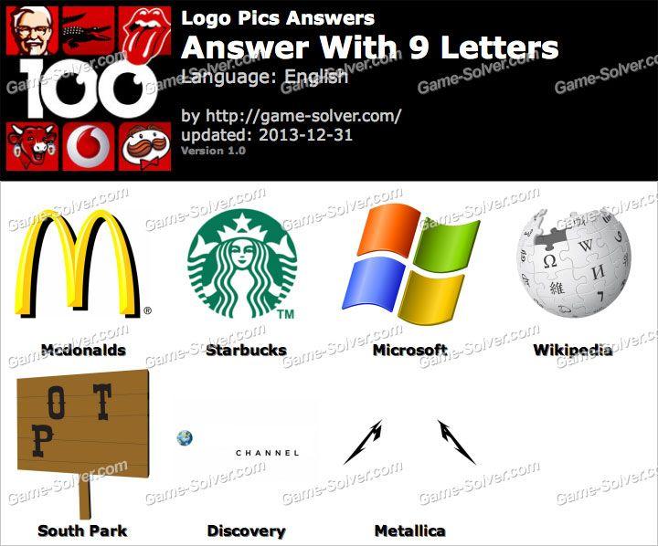 9 Letter Logo - Logo Pics 9 Letters - Game Solver