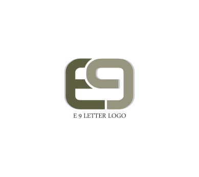 9 Letter Logo - E 9 letter logo design download. Vector Logos Free Download. List