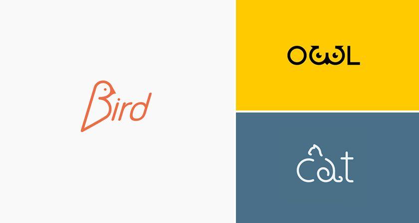 Cool Name Logo - Clever Animal Logos That Show Their Shapes Within Their Names