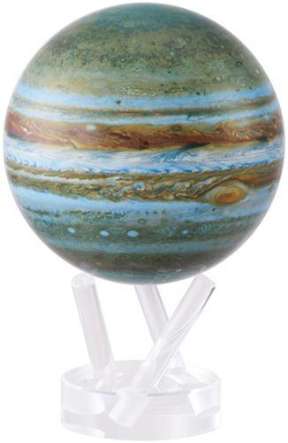 Spinning Globe Logo - Jupiter Solar Powered Spinning Globe