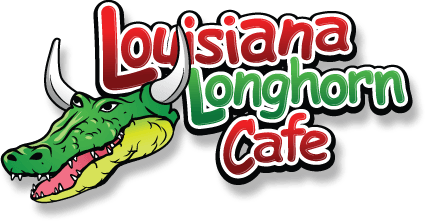 Cajun Kitchen Restaurant Logo - Louisiana Longhorn Cafe. Cajun and Creole Restaurant in Round Rock