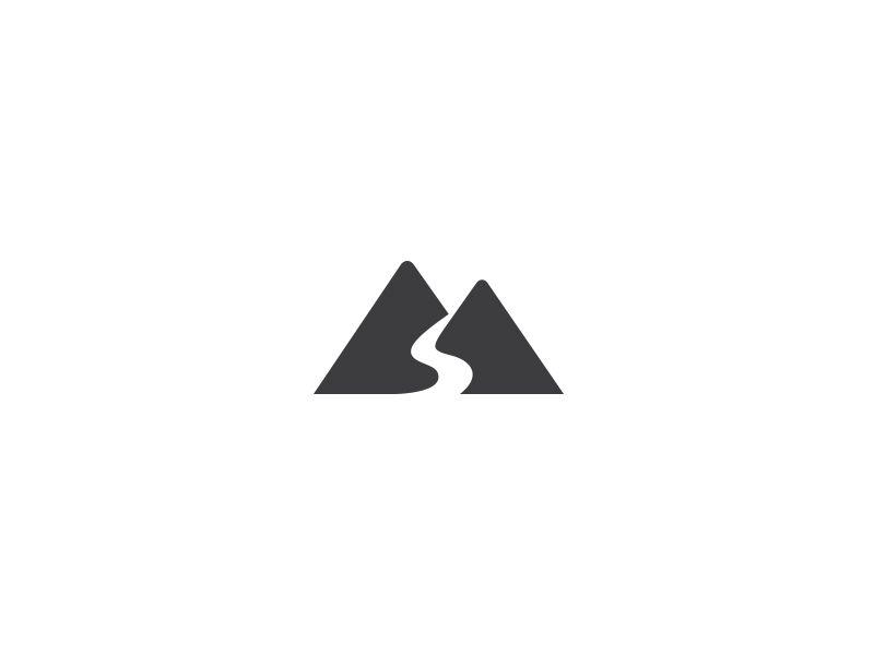 River and Mountain Logo - Mountain River Logo by Taras Boychik | Dribbble | Dribbble