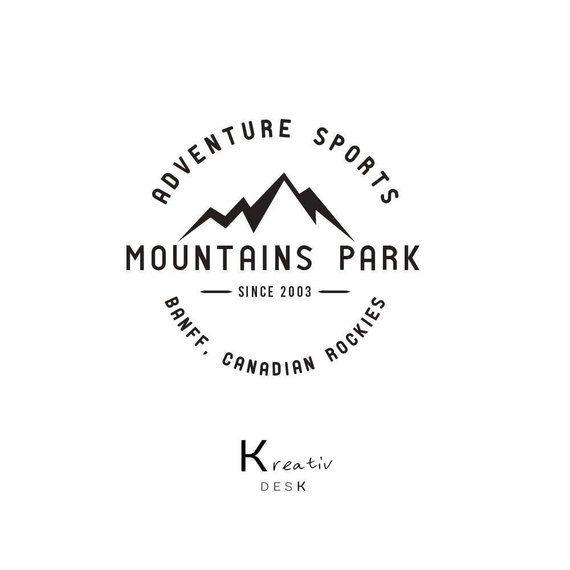 Montain Logo - Mountain Logo. Sport Logo Design. Adventure Logo. Vintage Logo | Etsy