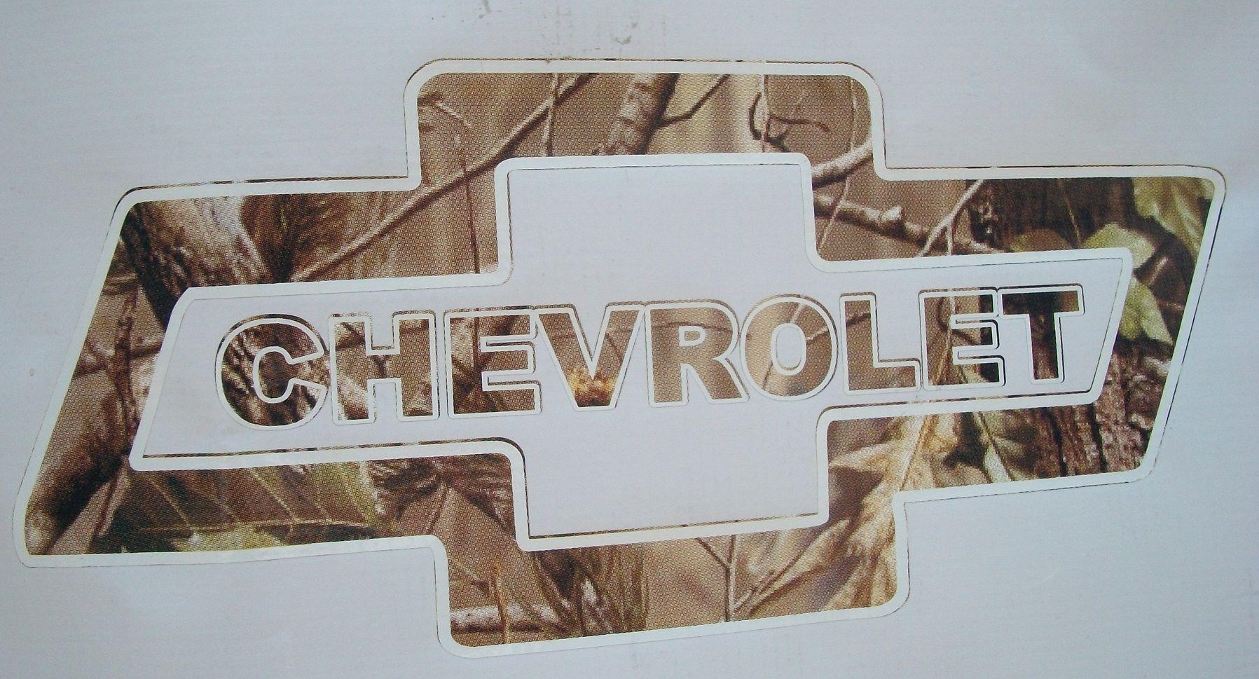 Camo Chevy Logo - Chevy Bowtie Camo Decal :: Accessories :: Scheid Diesel