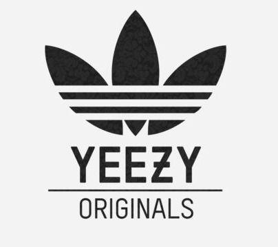 Yeezy Boost Logo - Adidas Yeezy Logo Vinyl Sticker Yeezy Boost V2 350 Logo Emblem ...