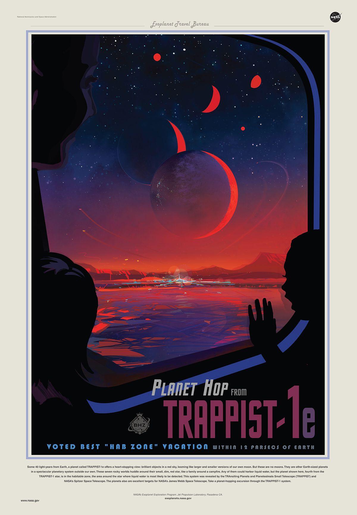 Big Printable NASA Logo - Planet Hop From TRAPPIST 1e