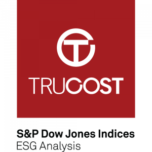Red S and P Logo - Trucost - New Metrics '18