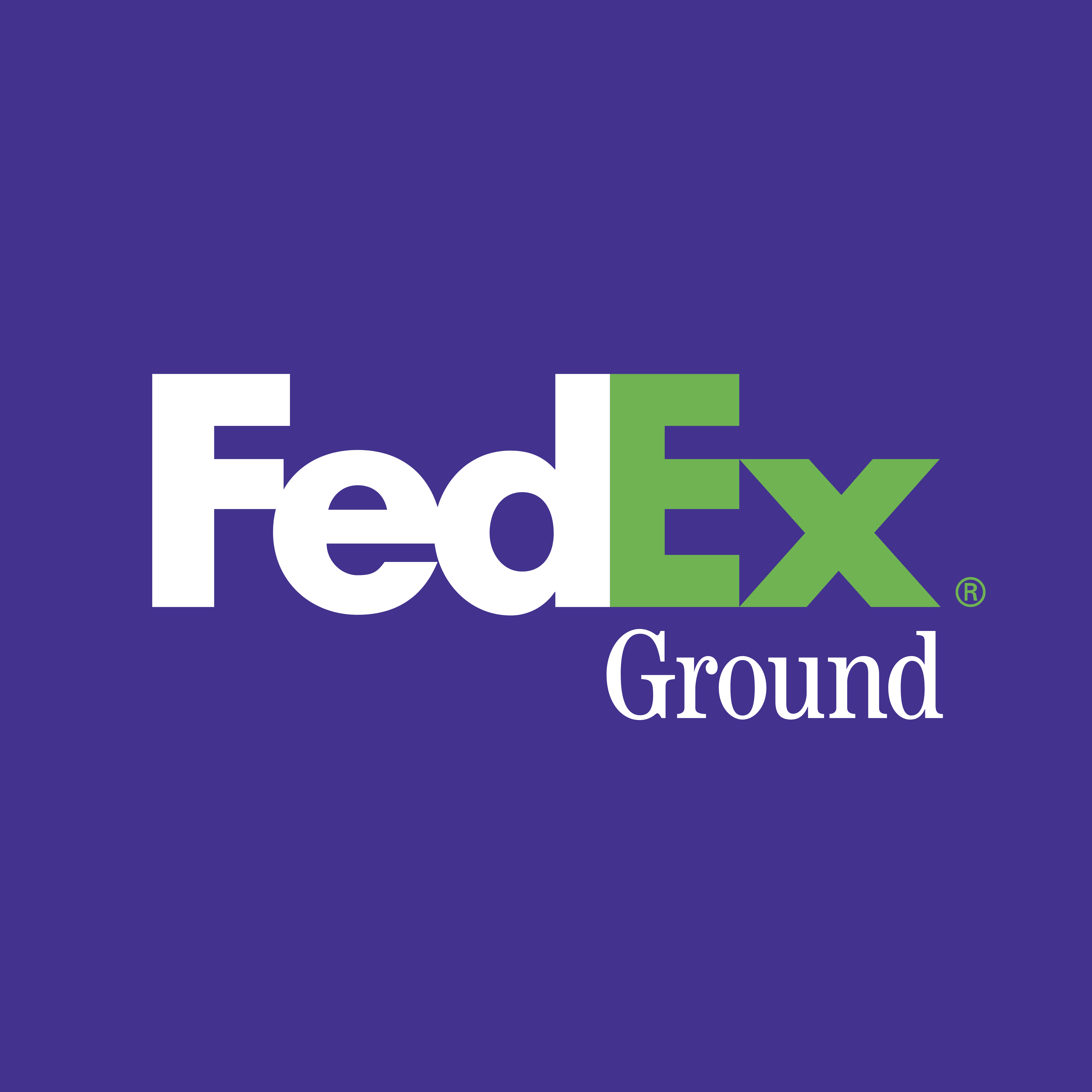 fedex ground tracking blue design