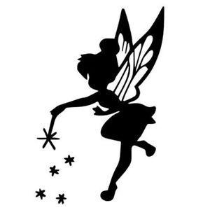 Tinkerbell Black and White Logo - Disney Peter Pan Tink Tinkerbell Black, 22