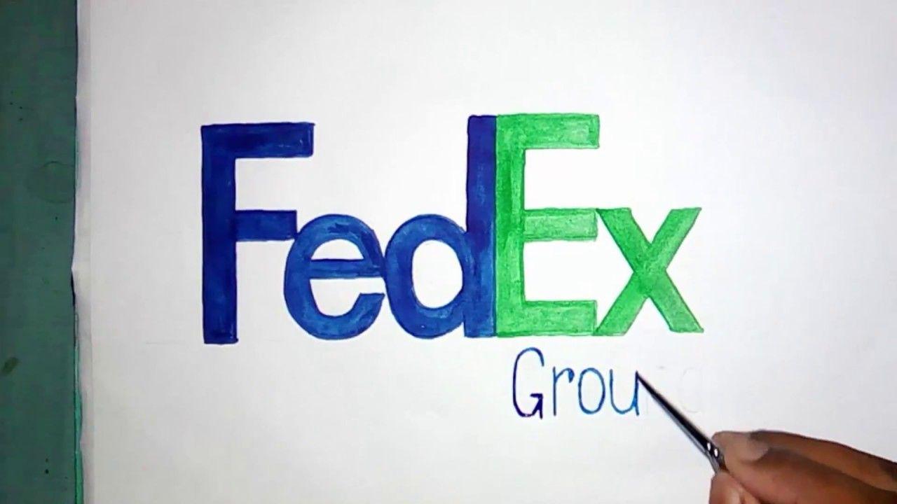 New FedEx Ground Logo - How to draw the Fedex Ground logo - YouTube