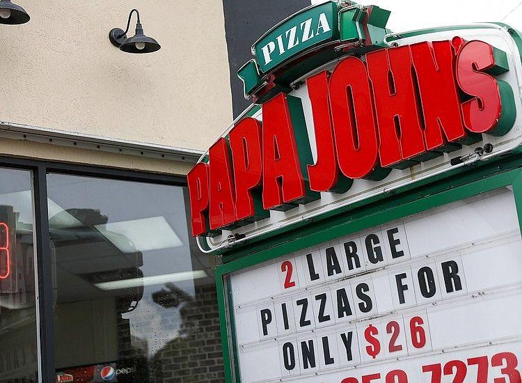 Company with Red Apostrophe Logo - Papa John's possible new logo drops the apostrophe | Houston Style ...