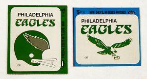 1979 Philadelphia Eagles Helmet Logo - Lot of (2) Different 1979 Fleer Football Philadelphia Eagles Logo ...