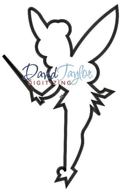 Tinkerbell Black and White Logo - Tinker Bell Silhouette at GetDrawings.com | Free for personal use ...