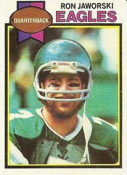1979 Philadelphia Eagles Helmet Logo - Topps Regular (Football) Card# 323 Ron Jaworski