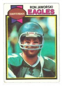 1979 Philadelphia Eagles Helmet Logo - Ron Jaworski 1979 TOPPS card Philadelphia Eagles