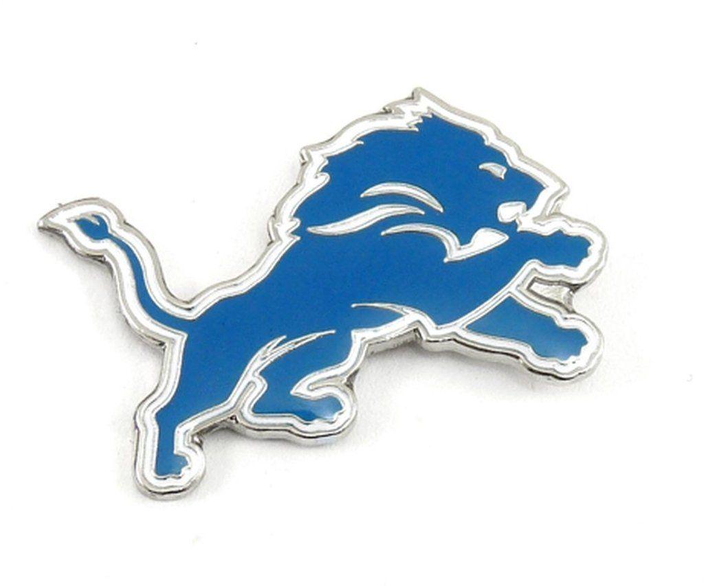 NFL Lions Logo - NFL Detroit Lions Logo Lapel Pin – SportsManiaUSA.com