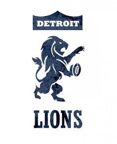 NFL Lions Logo - Best LIONS team image. Detroit sports, Detroit Lions, Horoscope