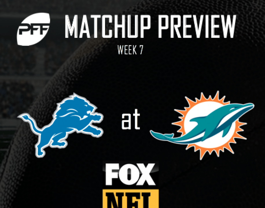 NFL Lions Logo - NFL Week 7 FOX Detroit Lions at Miami Dolphins Preview. NFL