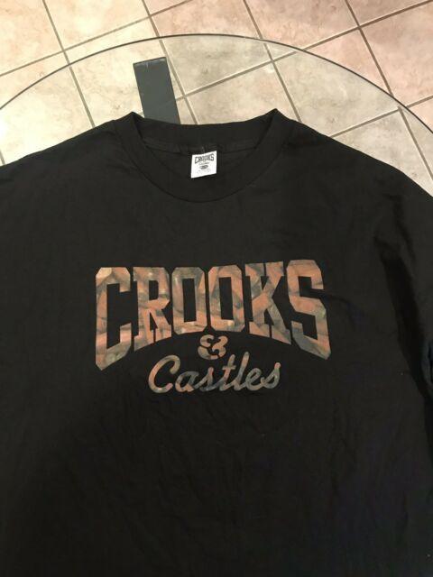 Camo Crooks and Castles Logo - CROOKS AND CASTLES Cloth Brand T Shirt